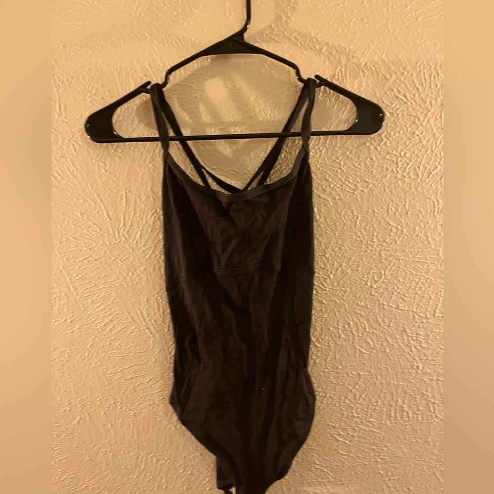 Black ballet leotard size small good condition